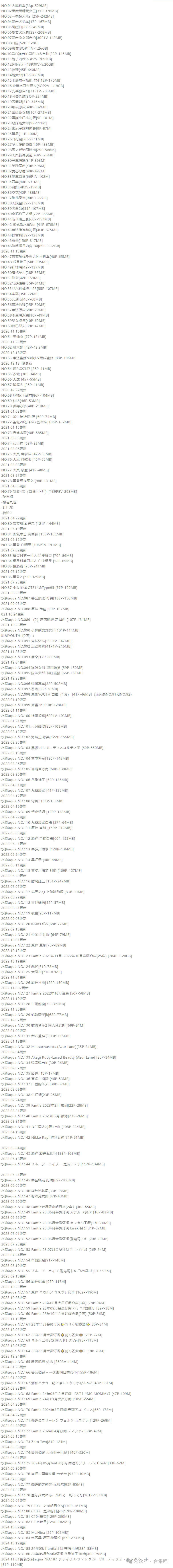 水淼 aqua 作品完整打包，镜头前的灵动身影